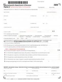 Fill Your Massachusetts 3 Form