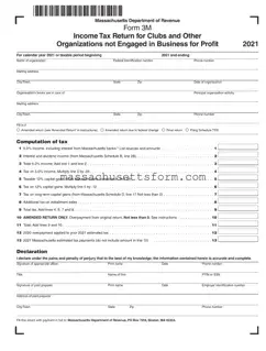 Fill Your Massachusetts 3M Form