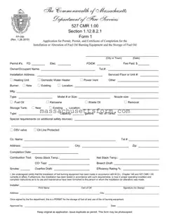 Fill Your Massachusetts Fp 056 Form
