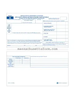 Fill Your Massachusetts M 941A Form